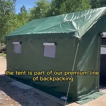 La tenda Horde per soccorsi di emergenza in Cina può ospitare più persone. Grande spazio portatile