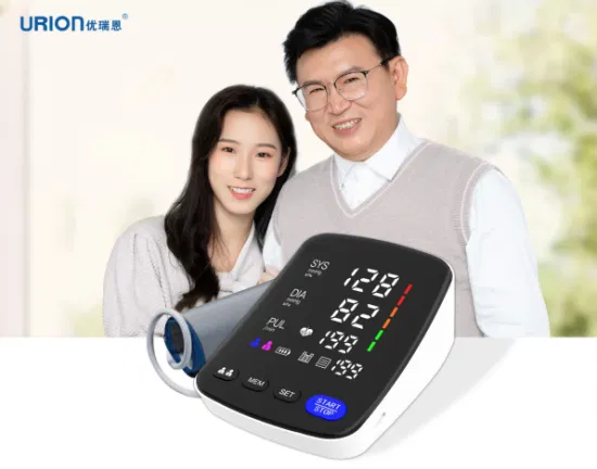 Sfigmomanometro domestico a prezzo di fabbrica approvato dalla FDA CE Monitor Bp digitale a grande schermo Monitor elettronico medico automatico per la pressione sanguigna del braccio superiore Bluetooth
