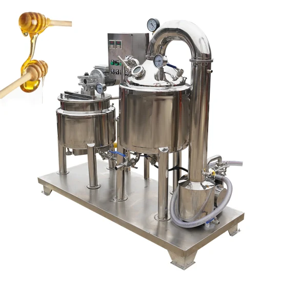 Macchina concentratrice filtrante miscelatrice preriscaldamento miele da 0,5 tonnellate